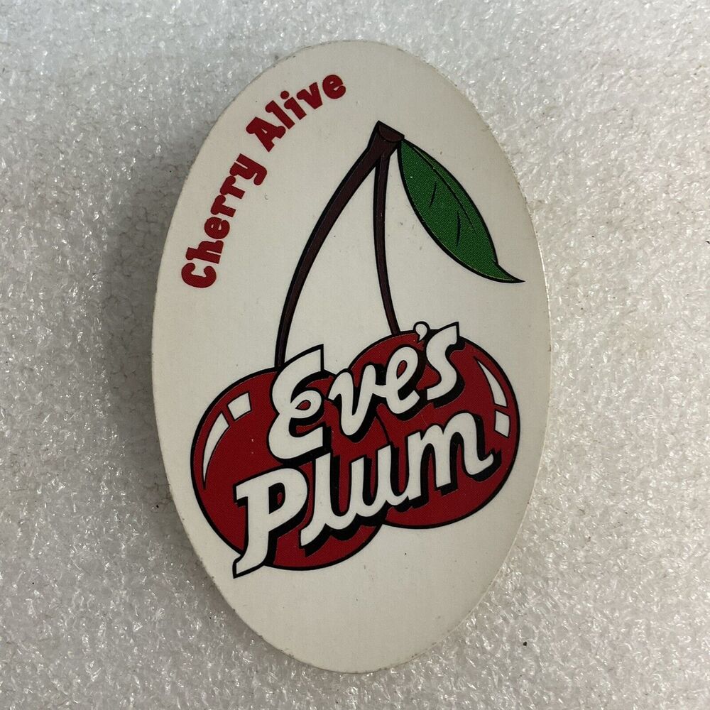 Eve's Plum Cherry Alive 1995 Promo Pin Colleen Fitzpatrick GnuCollectibles